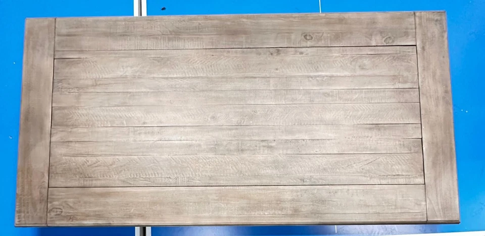 Magnussen Vintage Look Home Wood Office Writing Desk - Soft Gray TABLE TOP ONLY - Image 3 of 4