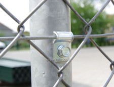 metal mesh panel clips with screw wire fencing