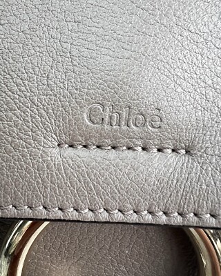 Chloe Faye Day Bag in Motty Grey - Medium | eBay