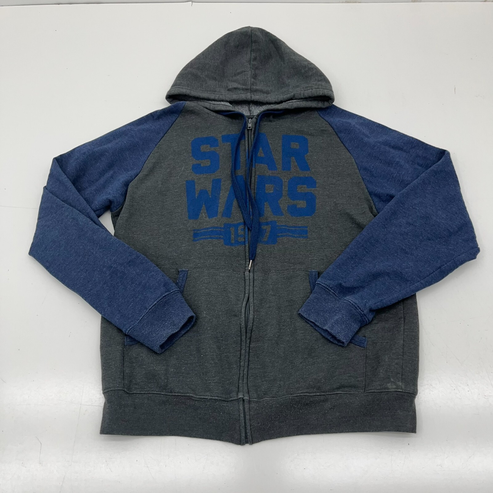 Star Wars Gray & Blue Full-Zip Basic Jacket Women… - image 1