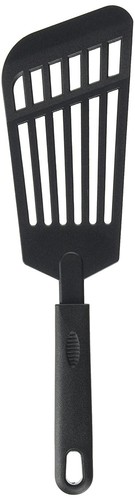 Fish Turner Spatula with Slotted Angled 6.5" Blade, Wood or Plastic - Picture 8 of 12