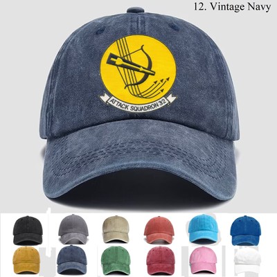 Custom Embroidered Hat VA-32 Attack Squadron, Veteran Cap, Trucker Hat,Gift Idea