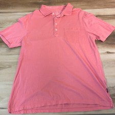Vineyard Vines Polo Shirt Mens Medium Pink Pima Cotton Short Sleeve