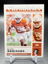 2023 Panini Chronicles Draft Picks BIJAN ROBINSON RC ROOKIE #9 Falcons Texas