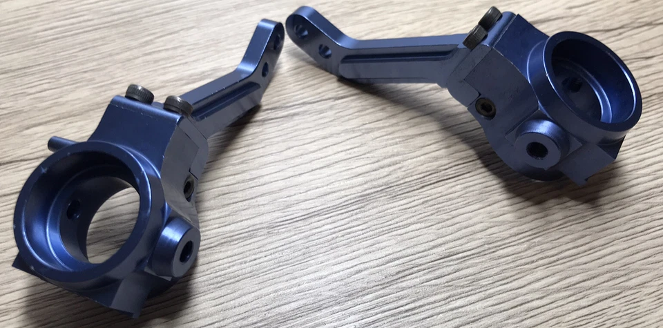 CNC ALLOY STEERING ARM SET For Duratrax Firehammer Smartech Carson FG VRX 1/5 RC - Image 4 of 4