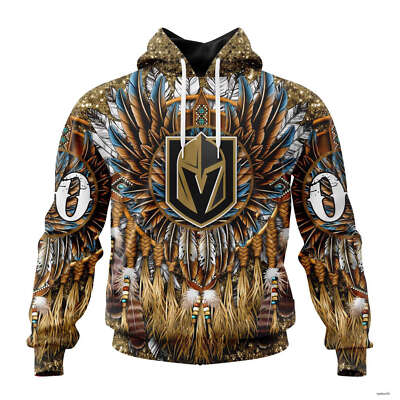 Personalized Vegas Golden Knights Hoodie Pullover Special Native Costume Design