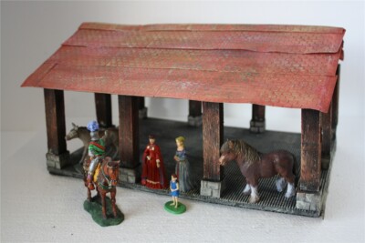 3135 Markthalle in Schwarzenbach, zu 7cm Sammelfiguren, Fertigmodell GMK