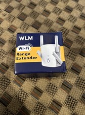 WLM WiFi Range Extender Signal Booster for Home Model N19 New Open Box