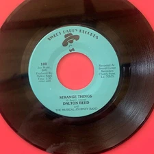 Dalton Reed ‎– Strange Things / Giving On Into Love 7" modern soul 45 1985 vinyl