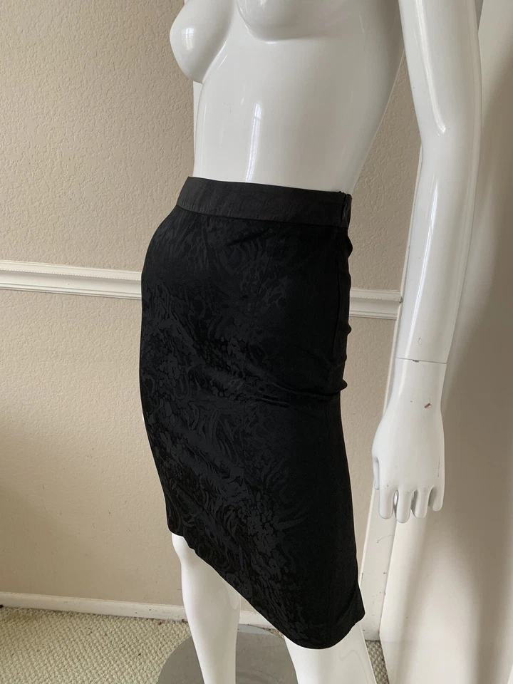 Falda Lápiz SEXY MARVEL by La Perla Negra Brocado Elastizada con Aberturas Talla 40 ¡NUEVA SIN ETIQUETAS! Foto 3 de 4