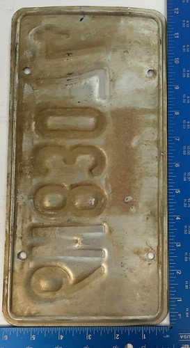 California License Plate 6W83074 Original Automobilia UsedToolShopCom - Picture 12 of 12