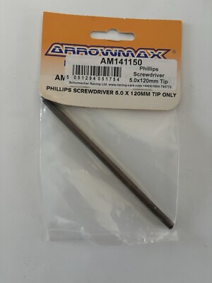 Arrowmax Kreuzschlitzschraubendreher 5,0 x 120 mm Ersatzspitze RC Modellbauwerkzeuge AM141150