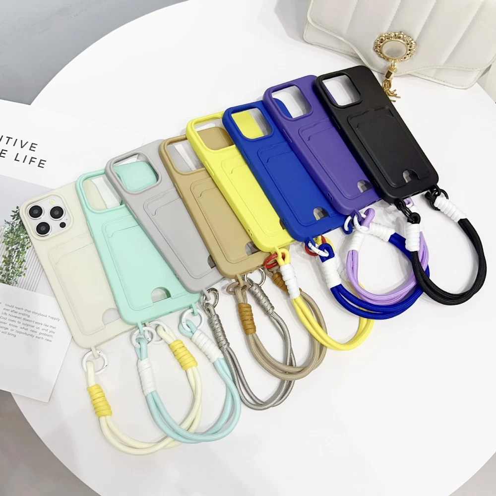 Durable iPhone 16 15 Pro Max 14 13 12 11 X Xr Xs Max Case with Lanyard