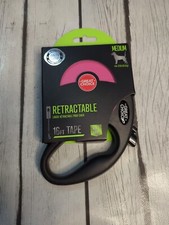 Soft Grip Great Choice Retractable 16 ft Tape Leash Medium Pink