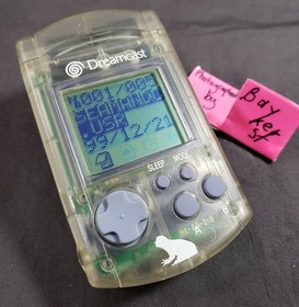 Seaman Dreamcast Limited Edition VMU Bundle Box COMPLETE microphone clear Japan