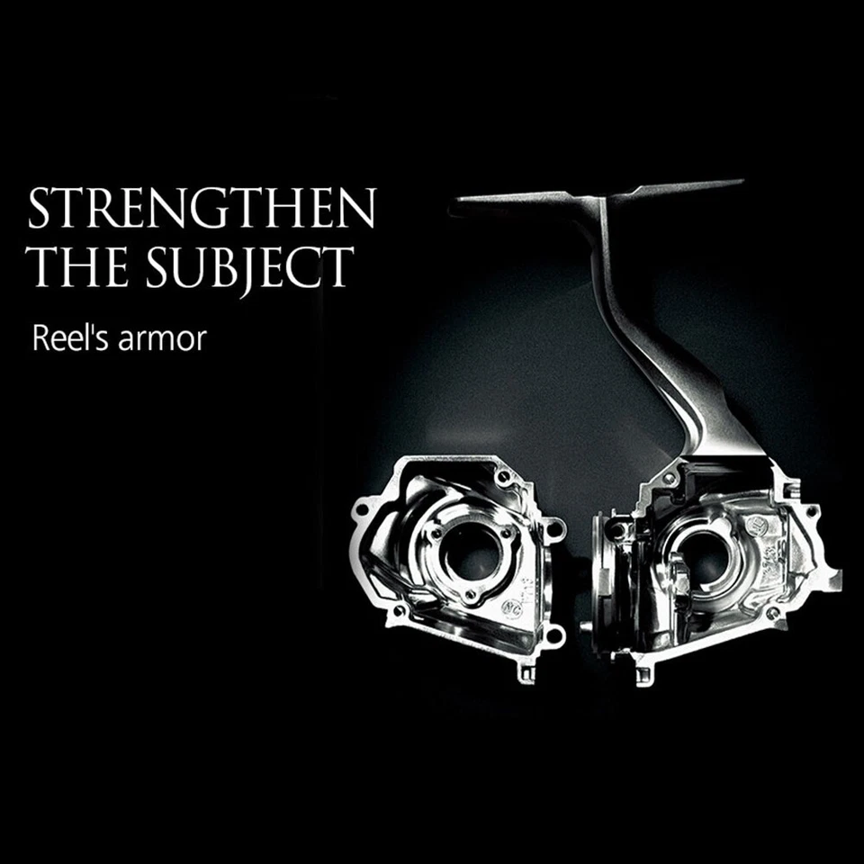 Angelrolle Spinnrolle Drag Reel Angeln Hochgeschwindigkeits Metall Angelrolle - Bild 2 von 4