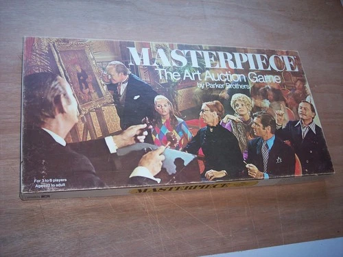 Vintage 1970 Parker Brothers Masterpiece Art Auction game Complete in nice shape