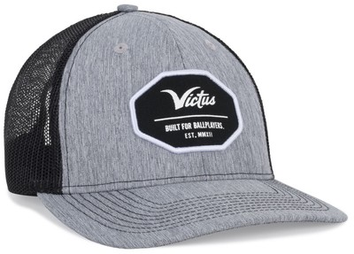 Victus Sports 'Built For' Adjustable Size Trucker Baseball Cap   Gray/Black