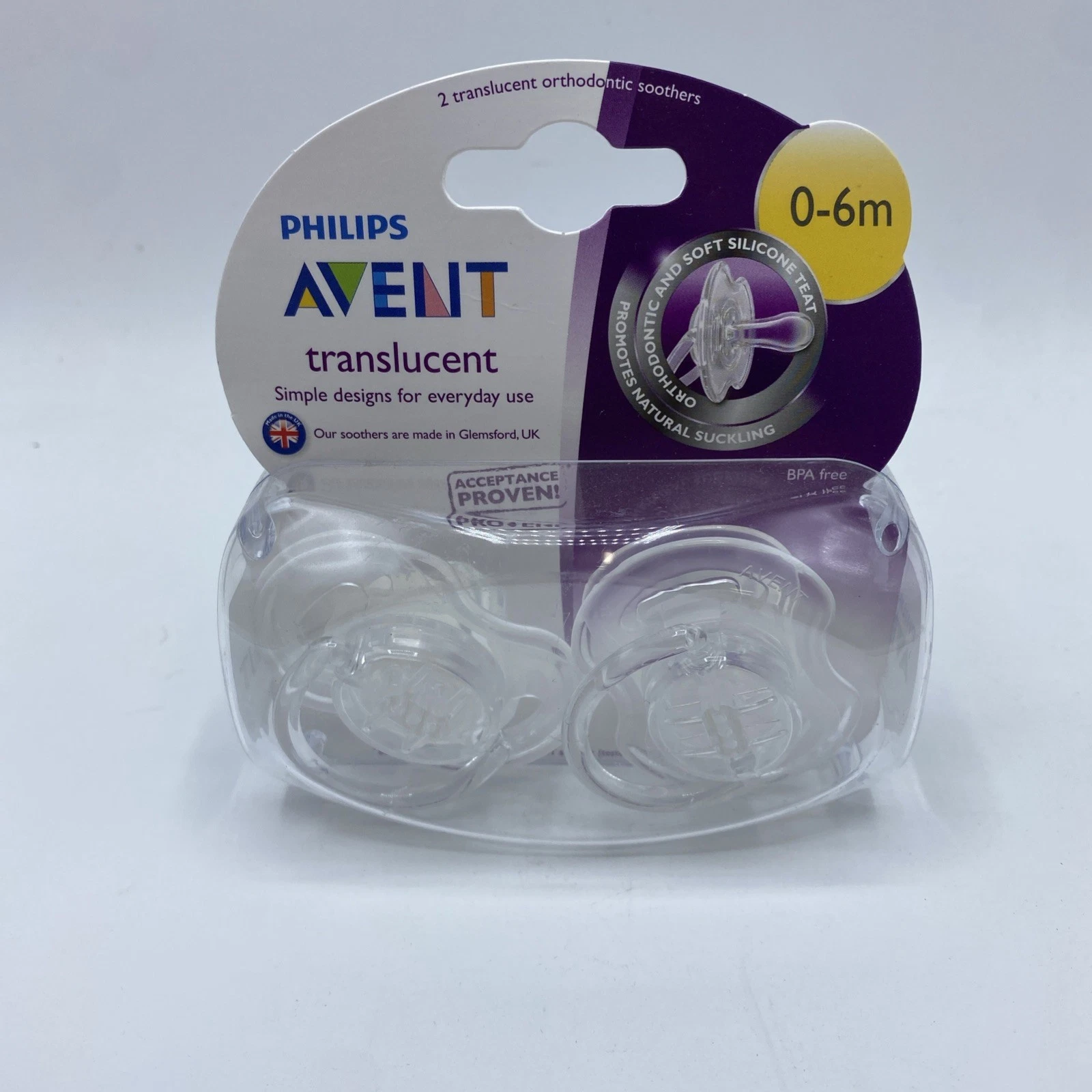 Philips Avent 0-6m Orthodontic Dummy - Colours Vary
Opens in a new window or tab
