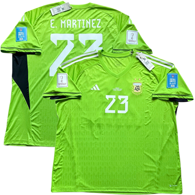 2022 Argentina Goalkeeper Jersey #23 E. MARTINEZ 3XL World Cup