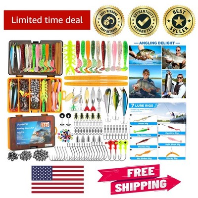 All-in-One Fishing Gear Kit - 137  Lures & Accessories for Freshwater