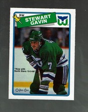 1988-89.   OPC.    Stewart Gavin     #217     NM+.