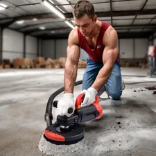 Concrete Grinder Industrial Floor Wall Polisher Edge Grinding Polishing Machine