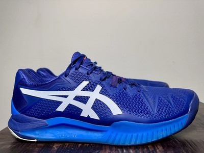 ASICS Men's Gel Resolution 8 Clay Athletic Tennis Blue, 12