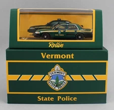 1:64 *ROLLIN DIECAST* VERMONT STATE POLICE FORD CROWN VICTORIA Police Car
