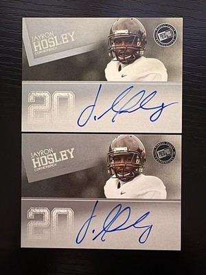 TWO 2012 Press Pass Signings Jayron Hosley #PPS-JH2 Auto
