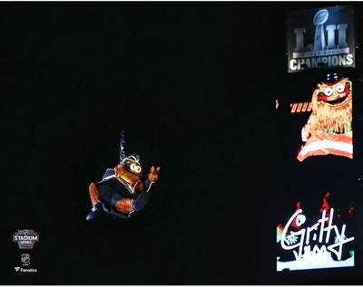 Gritty Flyers 2019 Stadium Series Rappelling Entrance 11'' x 14'' Photo