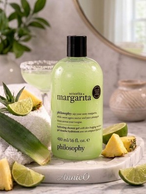 Philosophy Señorita Margarita Shampoo Shower Gel & Bubble Bath 16oz 480ml NEW