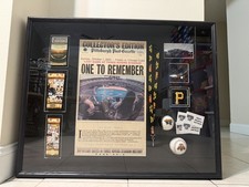 Pittsburgh Pirates Last Game at Three Rivers Stadium Print Framed 10/21/2000 