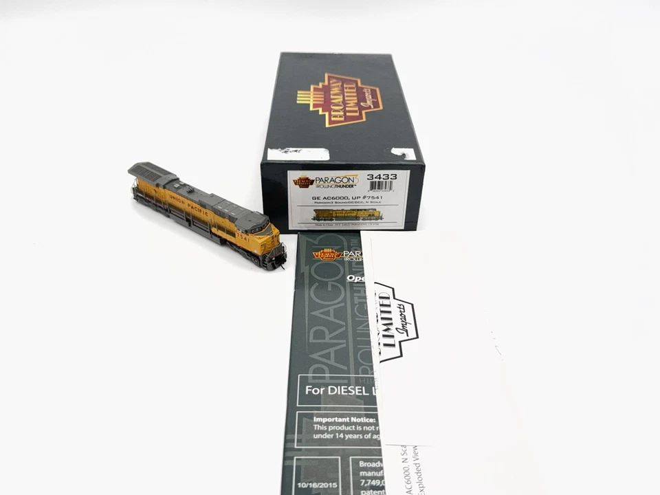 Broadway Limited - N - UP - GE AC6000 #7541 - DCC/Sound - Train #3433 - Image 2 of 4