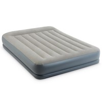 Intex Luftbett Dura Beam Pillow Rest Mid-Rise Queen 203 X 152 X 30 Cm Mit Pumpe