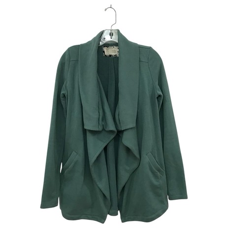Anthropologie Saturday Sunday Shawled Vivie Cardigan Waterfall Green XSmall