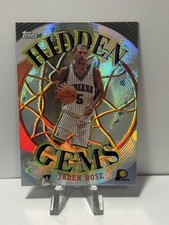 2000-01 Topps Hidden Gems Jalen Rose #HG5 Indiana Pacers Insert Card NM