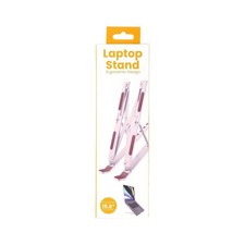 4 Four Pack of Vivitar Aluminum Laptop Stand - Anti Slip Pads - In Light Pink