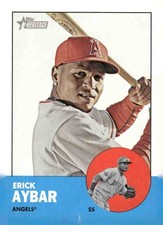 2012 Topps Heritage #167 Erick Aybar