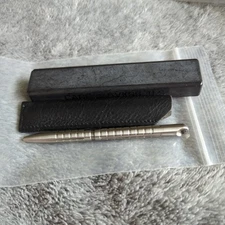 Countycomm Titanium EDC Pendulum Pen + Covert Delrin Slide Case USA Made