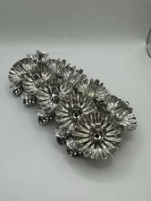 Christmas Tree Metal Candle Holder clips  Silver tone quantity 10 ￼ 