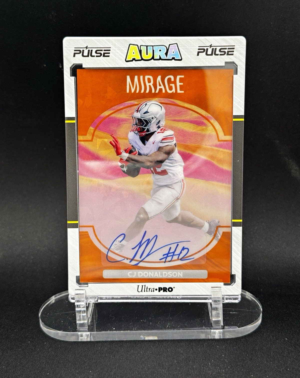 Pulse 2026 Aura Mirage CJ Donaldson West Virginia Football Auto #MI-CD /49