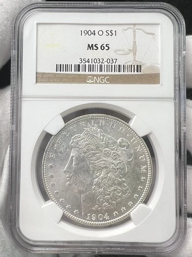 1904-O $1 Morgan Dollar 90% Silver New Orleans NGC MS65 US Coin