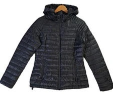 Pajar Canada Jacket Womens Small Black Aurora Hooded Packable 3M Thinsulate Coat