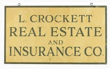 Salem's Lot, Screen used Crocket Real Estate sign, HBO Max 2024, Stephen King