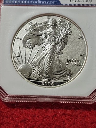 2006-P American Silver Eagle ASE Dollar REVERSE PROOF                     #T1317