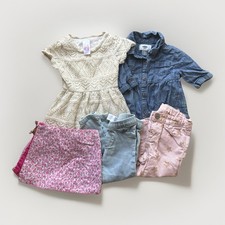 Girls 2T Clothing Lot 5pc Dress Jeans Skort Top Toddler Bundle Mixed Gap