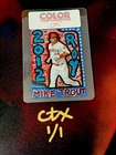 TOPPS X ARTIST CARTER X ORIGINAL 1/1 ART CARD MIKE TROUT ACEO MILLVILLE METEOR