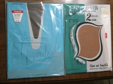 5 Pair NEW OLD STOCK Vintage GAYMODE  ADORABLE Seamless STOCKINGS Sz 9 1/2