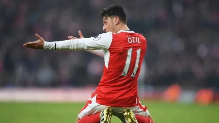 MEN'S FC ARSENAL 2016/2017 MESUT OZIL #11 SOCCER FOOTBALL SHIRT